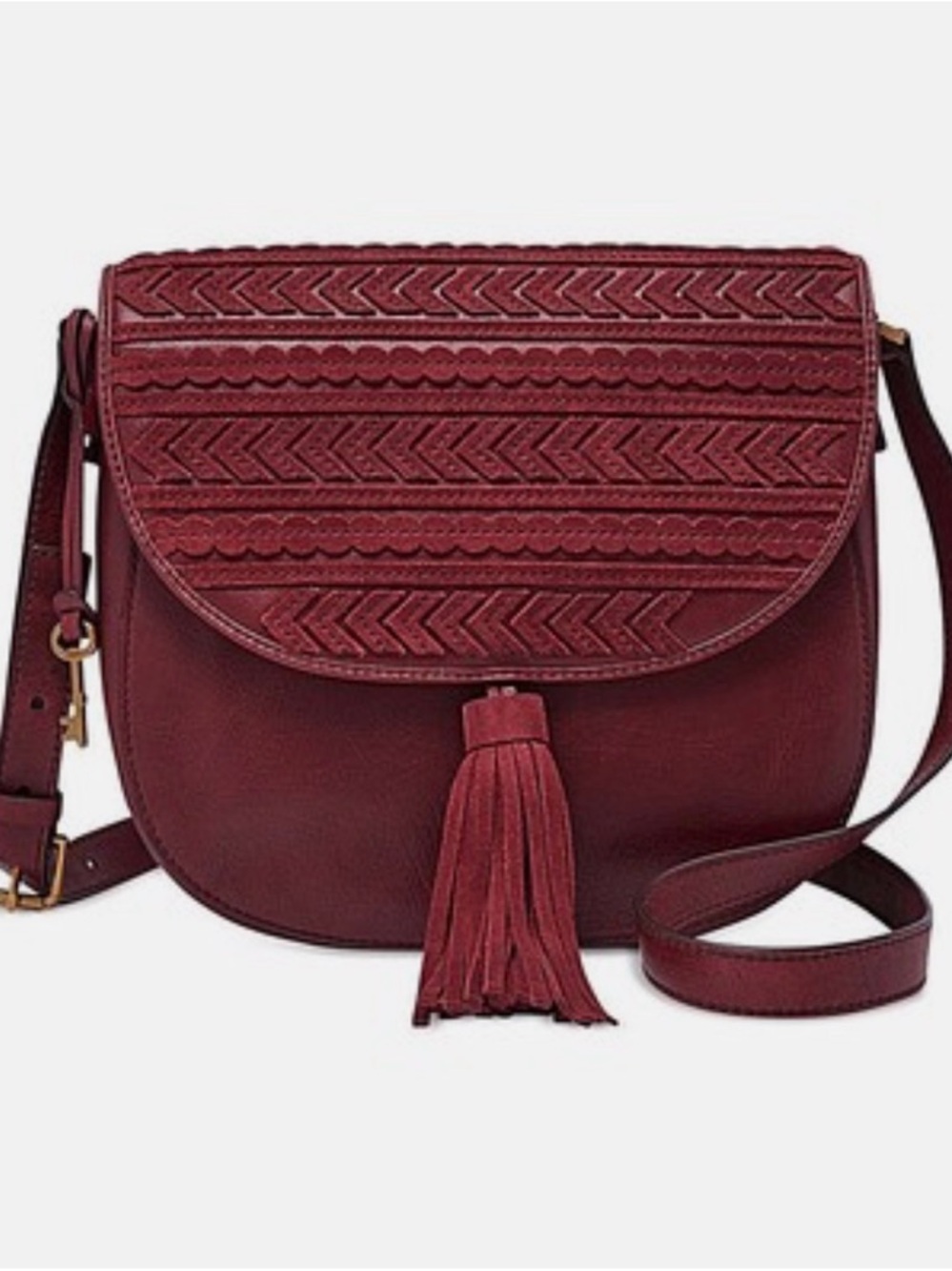 Fossil Emi Tassel Crossbody Handbag